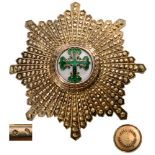 ORDER OF BENOIT D'AVIZ Grand Cross Star, 1st Class, founded in the 12th Century. Breast Star,