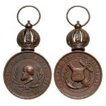 Rare Riachuelo Medal for the Troops, instituted in 1865 Breast Badge, 43x26 mm, patinated Bronze,