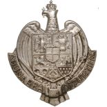 Badge of the “Assembly of Deputies” Members Breast Badge, Silver, with large pin on reverse. Very