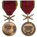 South Shaba Campaign Medal, 1977 South Shaba Campaign Medal 1977. Breast Badge, 36 mm, bronze,