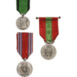 Lot of 3 Medals Medal of the Order of French Life Savior, Life Saving Society of the city of Lyon