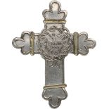 Battle of Corrales Cross, instituted in 1866 Breast Badge, 60x45 mm, Silver partially gilt, original