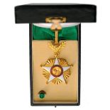 ORDER OF THE LION Commander’s Cross, 3 rd Class, instituted in 1960. Neck Badge, 80x58 mm, gilt