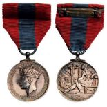 Medal for Faithful Service, King Georges VI Breast Badge, silver, named to “DORA EMILY FLETCHER”,