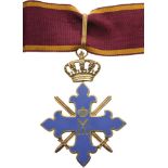 ORDER OF MICHAEL THE BRAVE, 1916 Commander’s Cross, 2nd Class, 4th Model, instituted in 1944. Neck