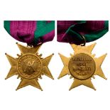 ORDER OF THE AMARANTH, instituted in 1873 Commander’s Cross. Neck Badge, 55 mm, gilt bronze,