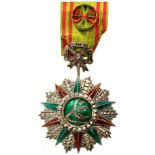 ORDER OF NISHAN EL IFTIKHAR Officer’s Cross, 4th Class, Ali Bey Period (1882 - 1902). Breast