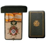 ORDER OF ISABELLA THE CATHOLIC Commander’s Cross, 3 rd Class, instituted in 1815. Neck Badge, gilt