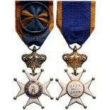 ORDER OF CIVIL AND MILITARY MERIT OF ADOLPH OF NASSAU Officer's Cross with Crown, 4th Class,