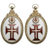 ORDER OF THE CHRIST Grand Cross Badge, 1st Class, instituted in 1789. Sash Badge, 90x54 mm, gilt