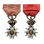 ORDER OF THE LEGION OF HONOR Knight’s Cross, Half-Size, 2nd Restoration (1815-1830), 5th Class.