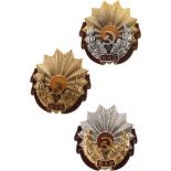 RSR - ORDER OF LABOUR, 1966-1989 Set 1-3 Classes, 2nd Model (1966). 1st Class, gilt Bronze; 2nd