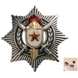 ORDER OF MILITARY MERIT 3rd Class Star with Silver Swords, instituted in 1951. Breast Badge,