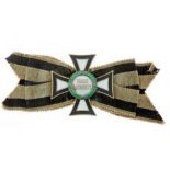 BENE MERENTI ORDER OF THE ROYAL HOUSE, 1937 2nd Class for Ladies. Breast Badge, 30 mm, gilt