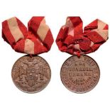 Medal of the City of Lima, instituted in 1895 For the city guard for the events of 28th of March