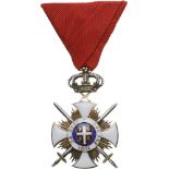 ORDER OF THE STAR OF KARAGEORGE Officer’s Cross Military Division, 4th Class, instituted in 1904.