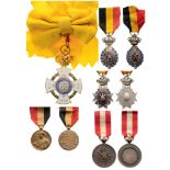 Lot of 6 Decoration Unidentified 1959 Private Grand Cross Order related to the Industry, 2 Labor