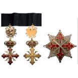 THE SACRED MILITARY CONSTANTINIAN ORDER OF SAINT GEORGE Grand Officer's Set, instituted during the