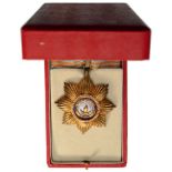 ROYAL ORDER OF THE STAR OF ANJOUAN Commander’s Cross, 3rd Class, instituted in 1874. Neck Badge,