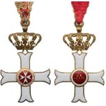 ORDER PRO MERITO MELITENSI Grand Cross Sash Badge, 1st Class, instituted in 1920. Sash Badge, gilt