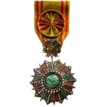 ORDER OF NISHAN EL IFTIKHAR Officer’s Cross, 4 th Class, Mohamed el Nacer (1906­1922). Breast Badge,