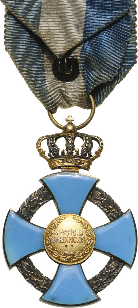 ORDER OF THE FAITHFULL SERVICE, 1935 Officer’s Cross, 2nd Model, Civil, instituted in 1935. Breast - Image 2 of 2