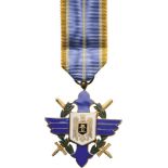 ORDER OF THE AERONAUTICAL VIRTUE, 1930 Officer’s Cross, 1st Model, for Military in Time of War,