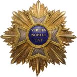 ORDER OF THE NETHERLANDS LION Grand Cross Star, instituted in 1815. Breast Star, 103 mm, gilt