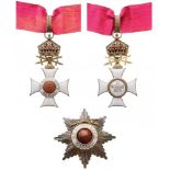 ORDER OF SAINT ALEXANDER, 1881 Grand Officer's Set, 2nd Class, Military in Time of Peace, 2nd