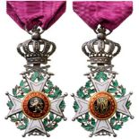 ORDER OF LEOPOLD Knight's Cross, 5th Class, 2nd Type Military, instituted in 1832. Breast Badge,