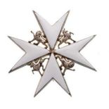 THE MOST VENERABLE ORDER OF SAINT JOHN OF JERUSALEM Officer’s Cross, instituted in 1888. Breast