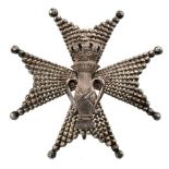 ORDER OF VASA Grand Commander’s Star. Breast Star, 71 mm, silver with brilliant cut, vertical pin on