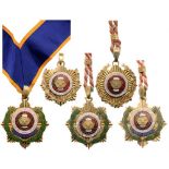 Lot of 5 NATIONAL LEGION OF HONOR DECORATIONS Commander's Badges: ACADEMICO FUNDATOR, HISTORICAS,