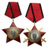 Lot of 2 ORDER OF THE 9 SEPTEMBER 1944 1st Class Cross, Military Division, 1st Class Cross, Military