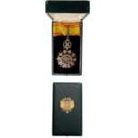 ORDER OF NISHAN EL IFTIKHAR Commander’s Cross, 3rd Class, Sidi Ahmed (1929­1942). Neck Badge,