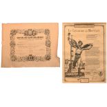 Diploma of the Brittany Rescue Society, instituted in 1873 Diploma of the Brittany Rescue Society,