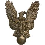 PILOT BADGES, "KING FERDINAND I" MODEL, 1915 Breast Badge, 60x45 mm, Silver, thin pin on reverse,
