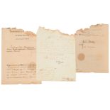 ORDER OF SAINT ANNA 2nd Class, Commander’s Cross, Awarding Document. Printed paper, 213x297 mm,