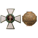 ORDER OF MERIT Officer’s Badge, 4th Class, instituted in 1922. Breast Star, 48 mm, bronze gilt,