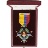 MILITARY ORDER OF SAN MATEO 3rd Class Cross, instituted in 1914. Breast Badge, 50 mm, gilt Silver