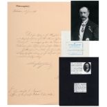 ORDER OF TAKOVO Announcing Letter from the Danish Chancellery of Orders for an Officer’s Cross of