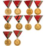 Lot of 3 Commemorative Meda of WW l, instituted in 1933 Breast Badges, 32 mm, gilt Bronze,