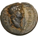 Bust of Claudius right / Zeus standing left. BMC 16. R! VF+