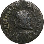 Bust of Francesco left / Fasces. MIR 437. VF-