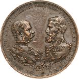 Medal 1896, signed by Carniol Fiul, Bronze (33 mm, 16.17 g). XF+