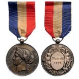 Ministry of the Navy Honor Medal for Heroic Deeds and Dedication (signed Barre). Breast Badge,