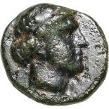 Head of Apollo right / Crayfish. SNG BN 2404. VF