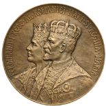 Medal 1925, signed by C. Kristescu, Bronze (50 mm, 52.62 g). UNC RR!