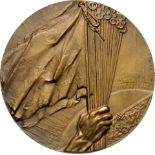 Medal 1938, Bronze (70 mm, 140.17 g). RR! UNC