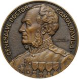 Medal 1928, signed Andre Lavrillier, gilt Bronze (80 mm, 235.08 g). R! XF+